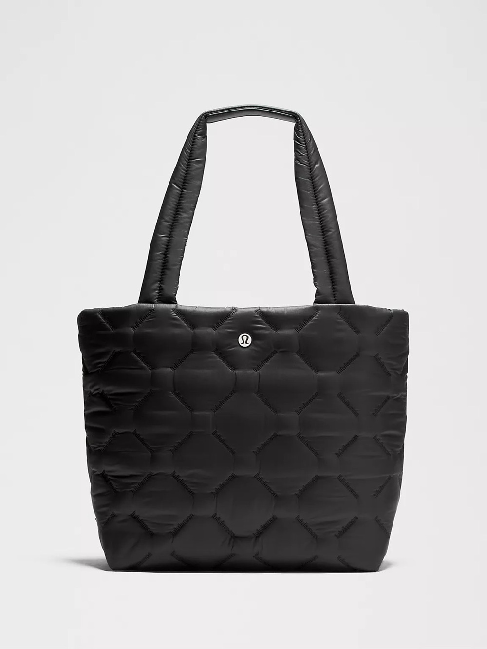 lululemon athletica Black Quilted Puffer Tote